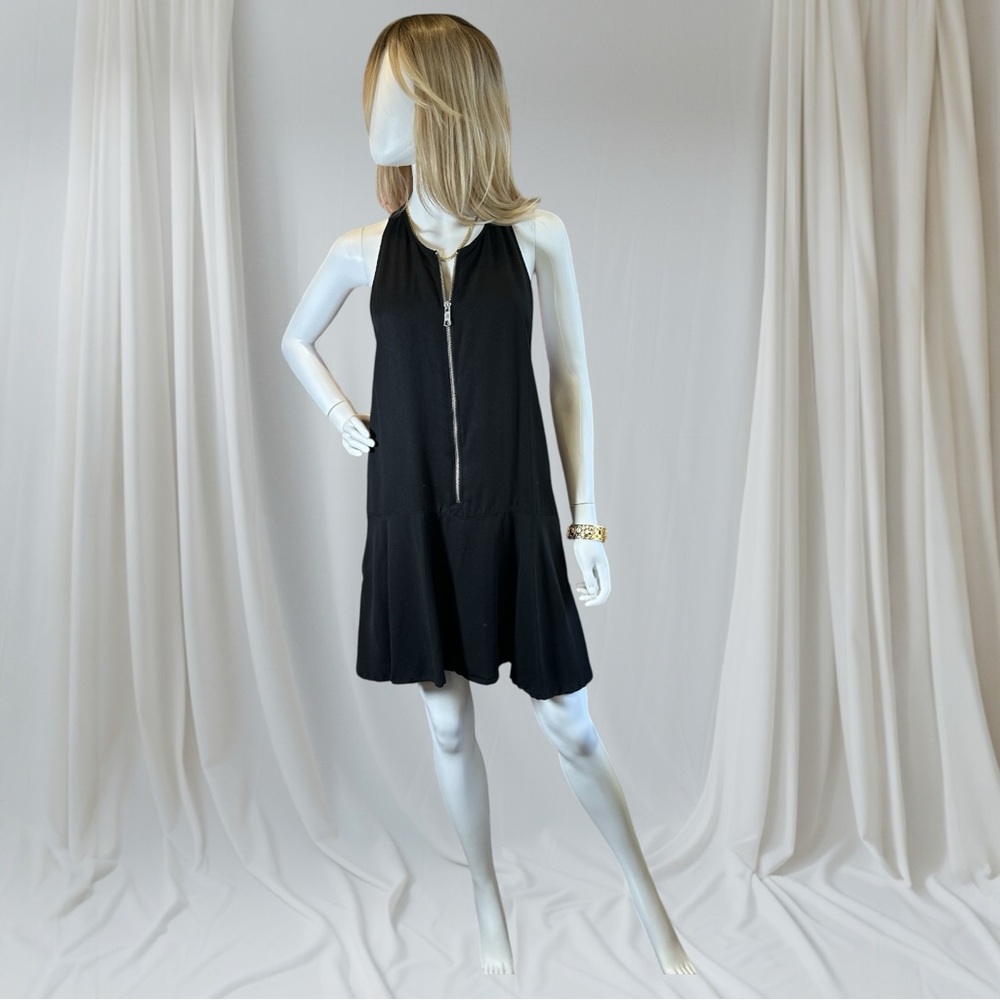 Neuw Black Halter Mini Sundress Cocktail